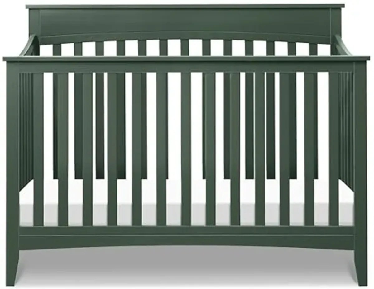 DaVinci Grove 4-in-1 Convertible Crib in Forest Green, Greenguard Gold Certified