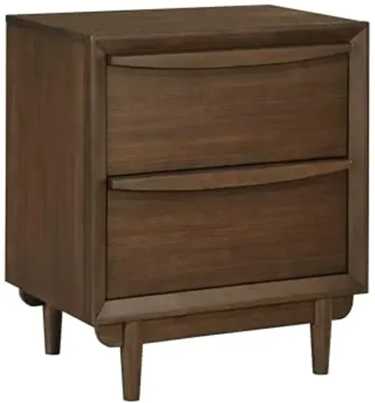 Lexicon Xaria 2-Drawer Nightstand, Walnut
