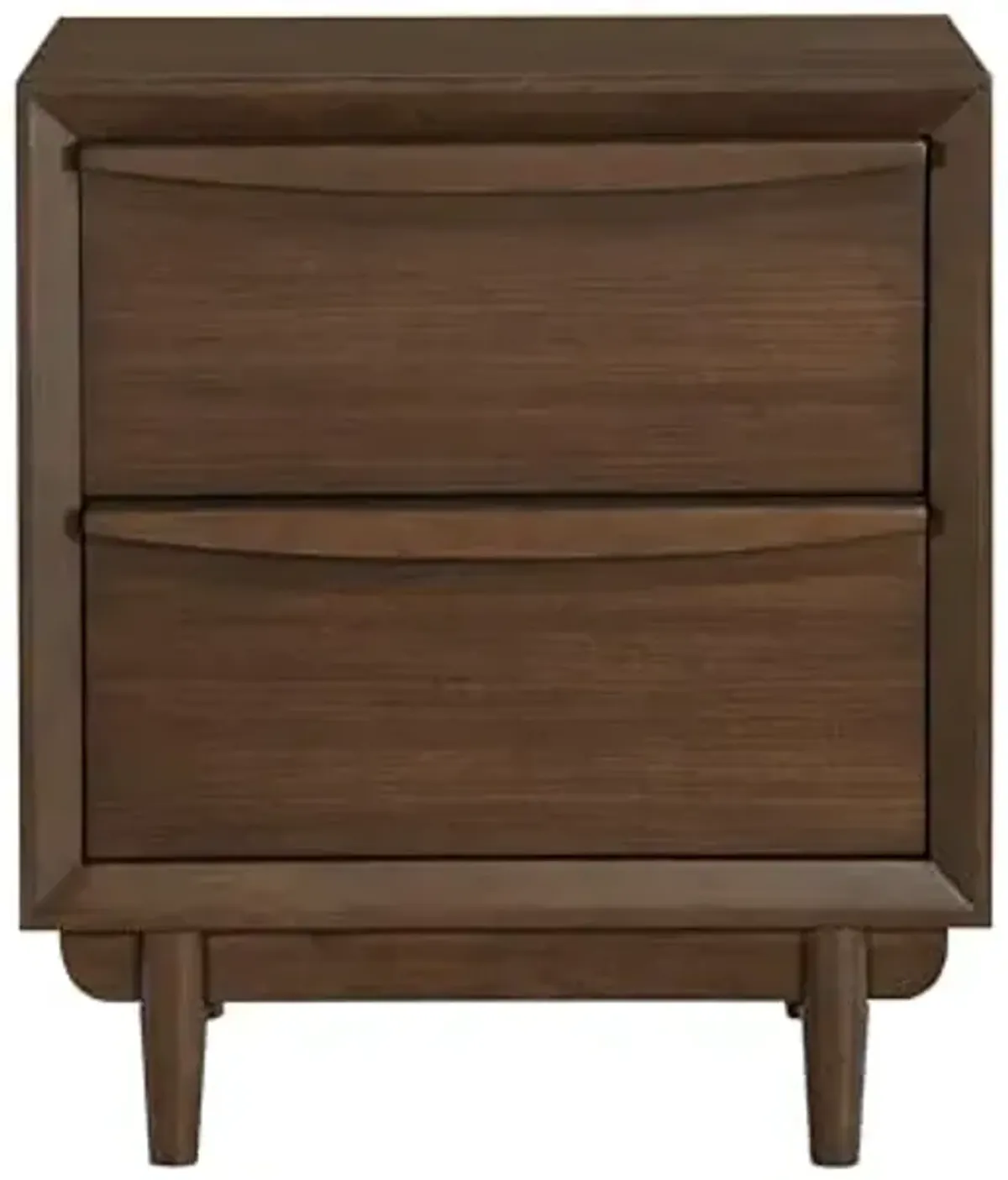 Lexicon Xaria 2-Drawer Nightstand, Walnut