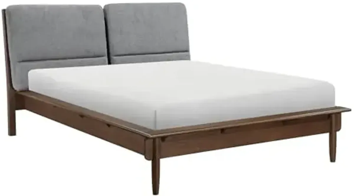 Lexicon Xaria Platform Bed, Cal King, Walnut