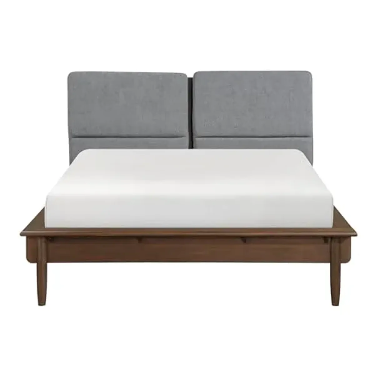 Lexicon Xaria Platform Bed, Cal King, Walnut