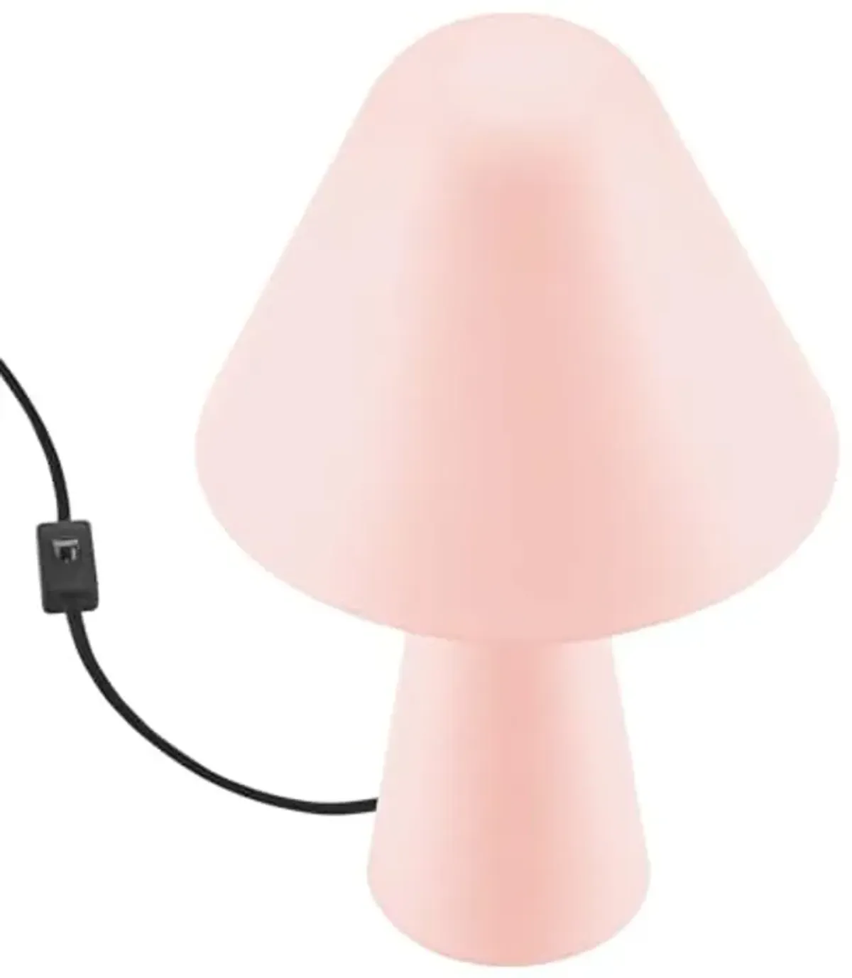 Modway EEI-6529-PNK Jovial Metal Mushroom Table Lamp, Pink