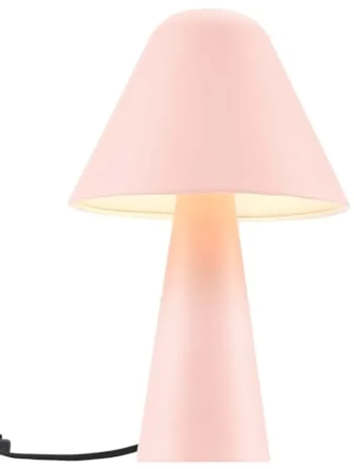 Modway EEI-6529-PNK Jovial Metal Mushroom Table Lamp, Pink