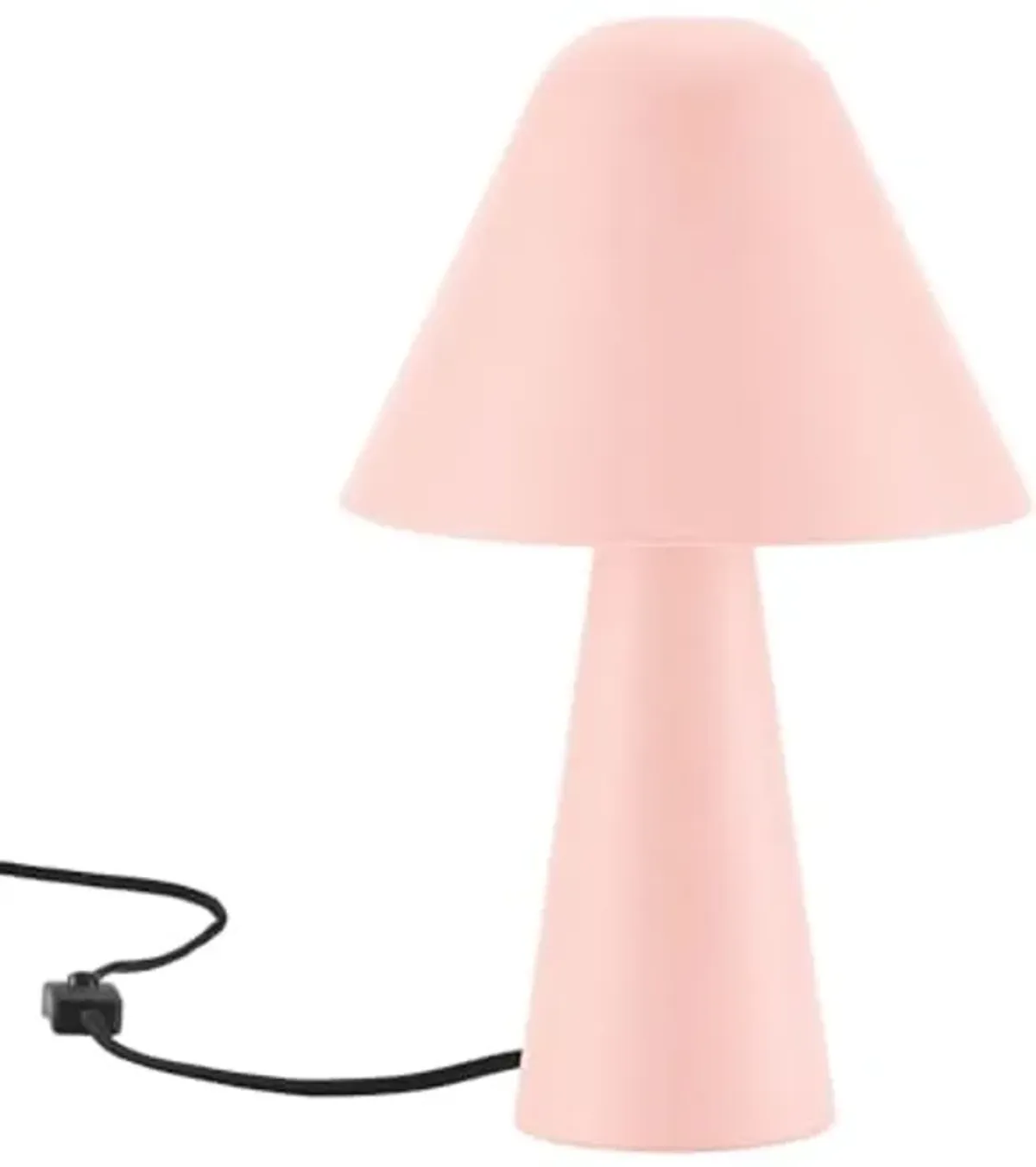 Modway EEI-6529-PNK Jovial Metal Mushroom Table Lamp, Pink