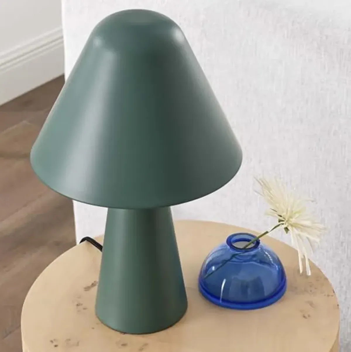 Modway EEI-6529-GRN Jovial Metal Mushroom Table Lamp, Green