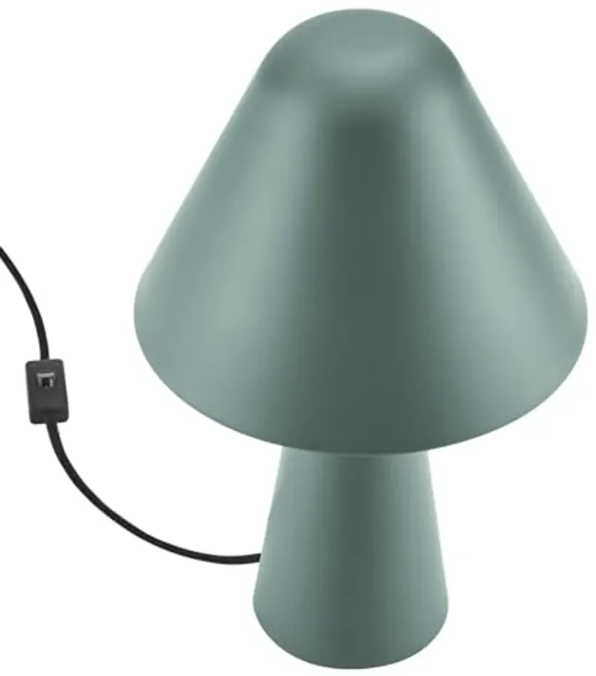 Modway EEI-6529-GRN Jovial Metal Mushroom Table Lamp, Green