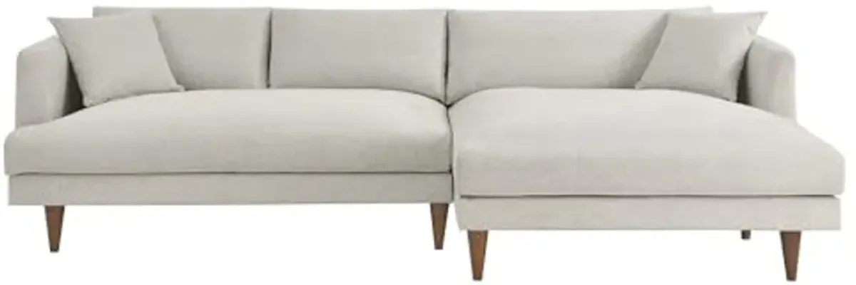 Modway Zoya Sofas, Heathered Weave Ivory