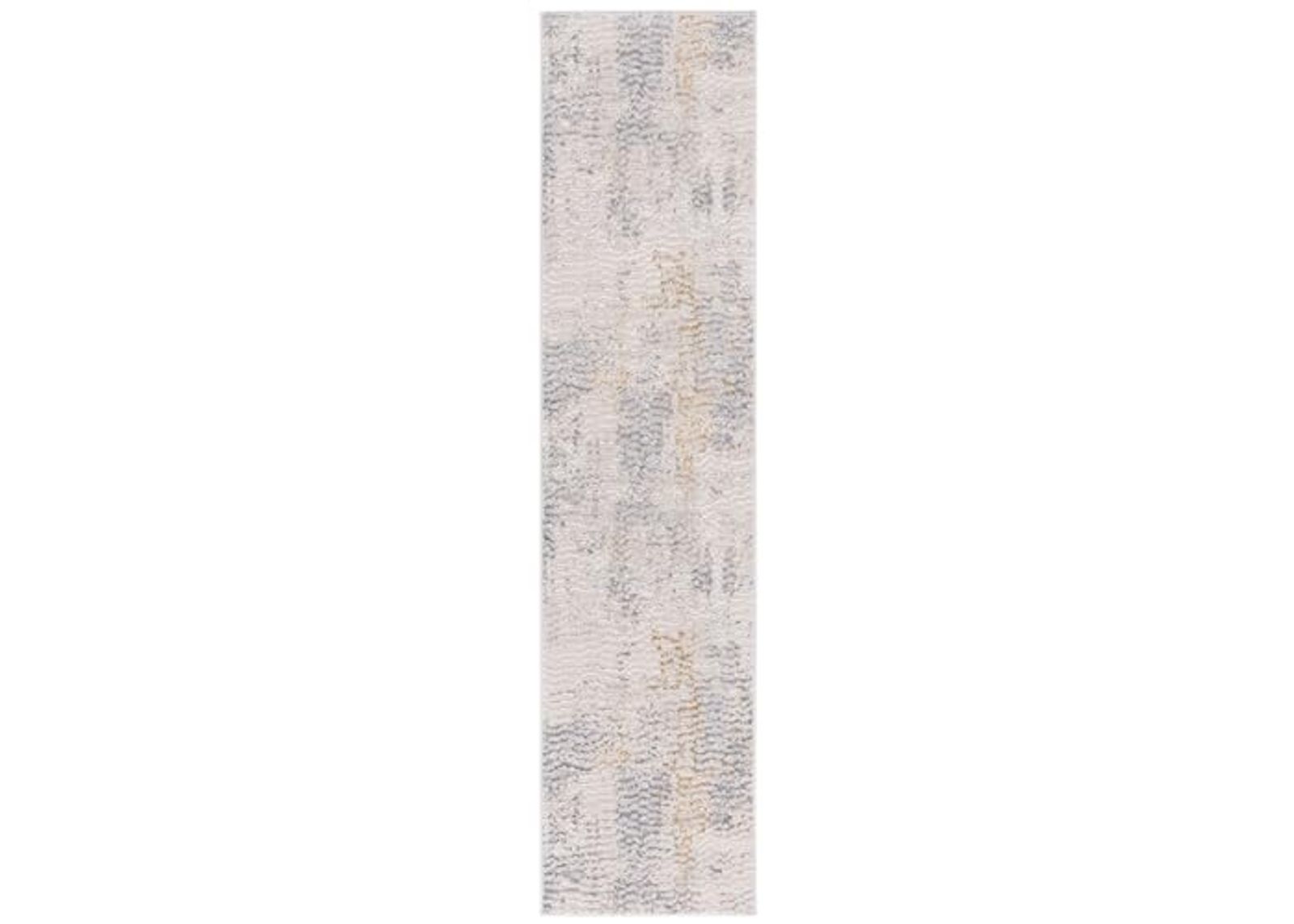 SAFAVIEH Palma Collection Runner Rug - 2'2" x 9', Beige & Grey, Geometric Design, Ideal for High Traffic areas in Entryway, Kitchen & Bathroom (PAM352A-29)