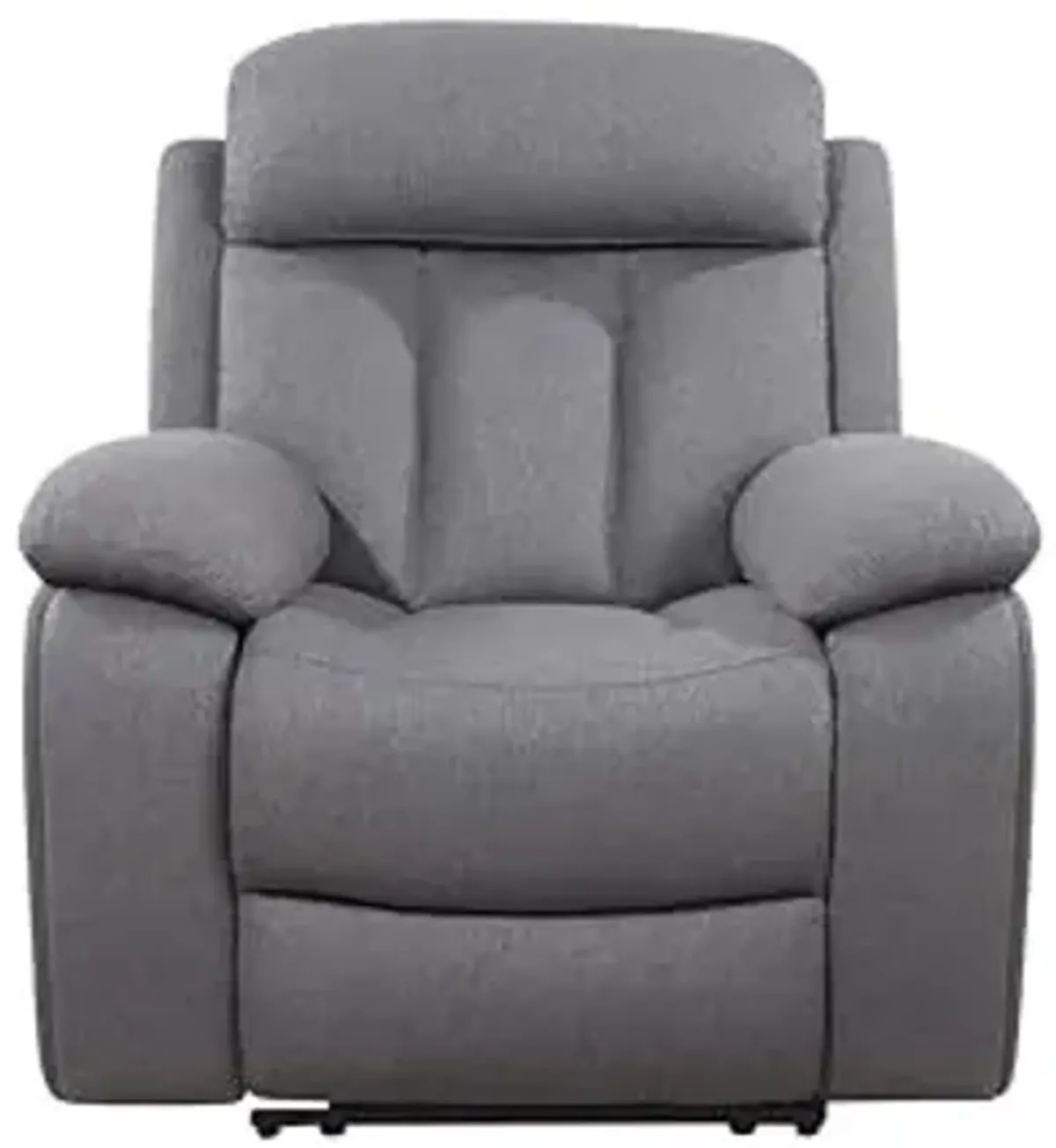 Abbyson Living Fletcher Stain-Resistant Fabric Reclining Chair, Gray