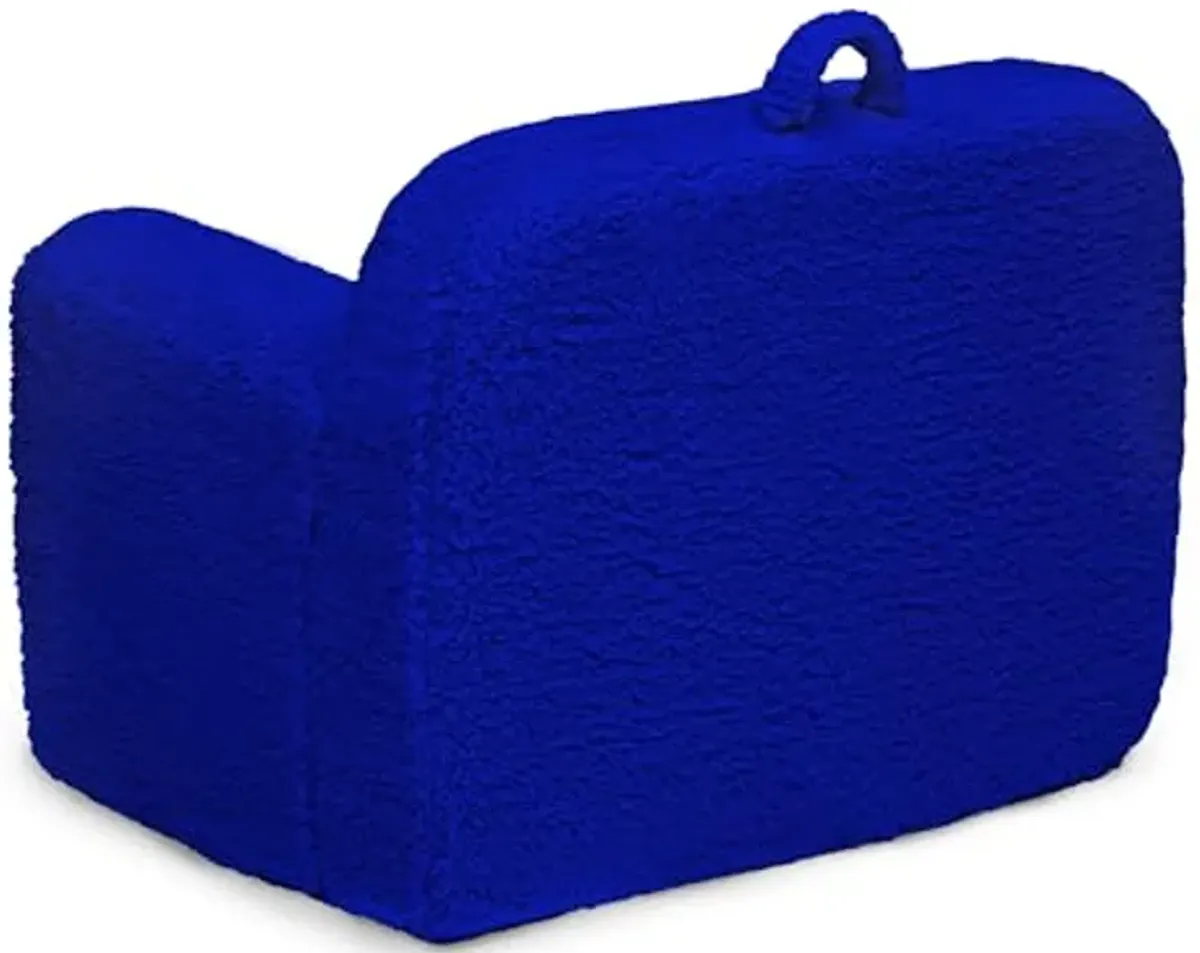 Delta Children Cozee Sherpa Chair, Royal Blue