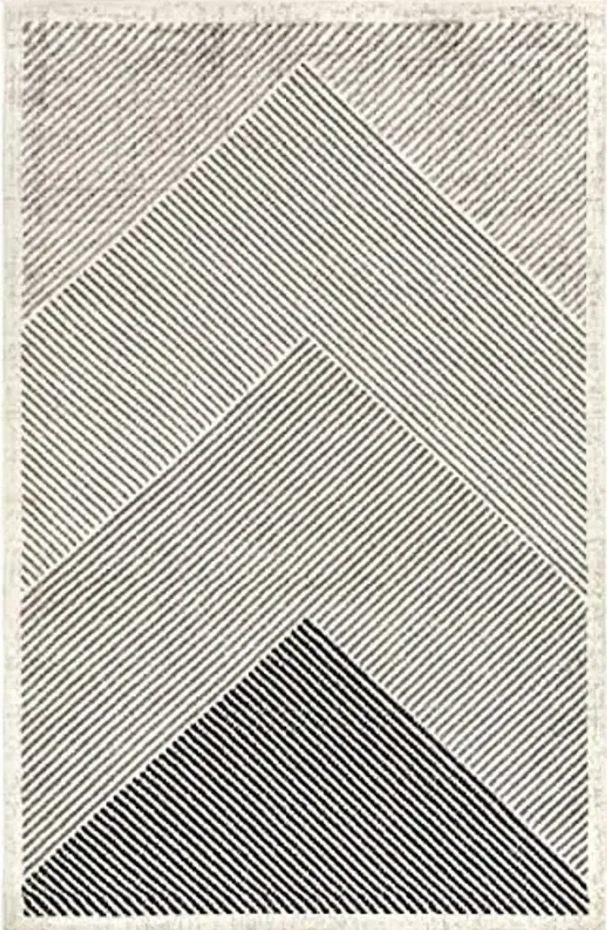 Nuloom Charline Grey/Ivory, 12' x 15', Striped, Soft and Cozy, High Traffic, Stain Resistant, Easy Clean, Durable Area Rug for Bedroom, Living Room, Dining Space, Den, Foyer, Entryway