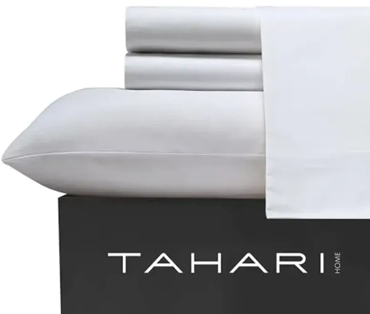 Tahari Home - Sheets, Soft Bedding Set with Matching Pillowcases, Dorm Room Essentials, Wrinkle Resistant Room Decor (Winny Bright White, King)