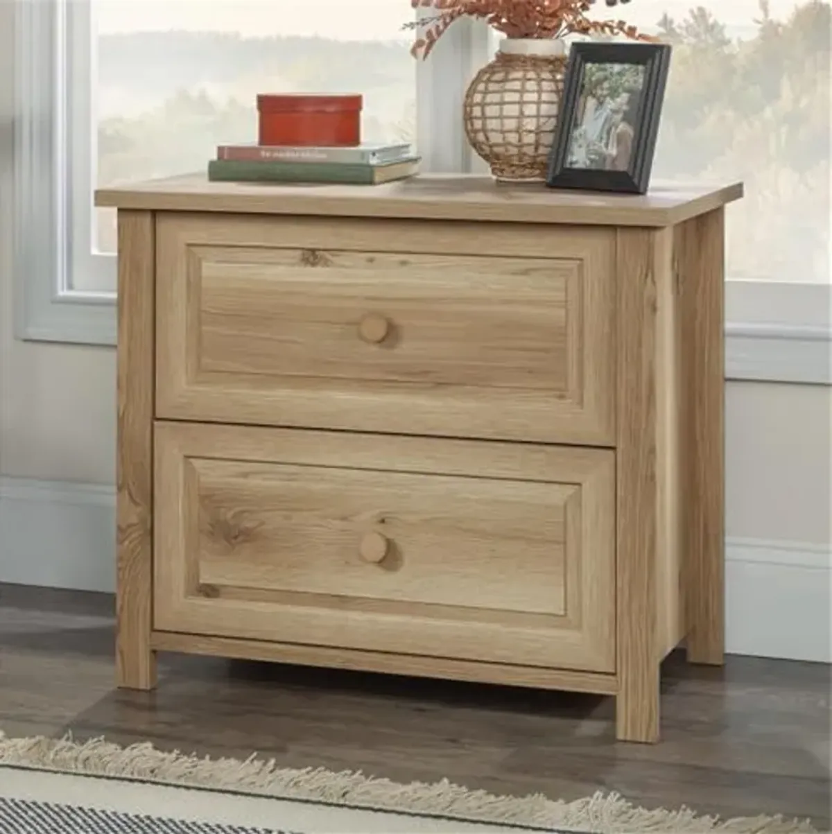 Sauder Hillmont Farm Engineered Wood Lateral File in Timber Oak Finish