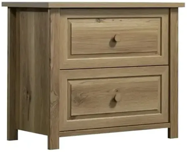 Sauder Hillmont Farm File Cabinet, Timber Oak Finish