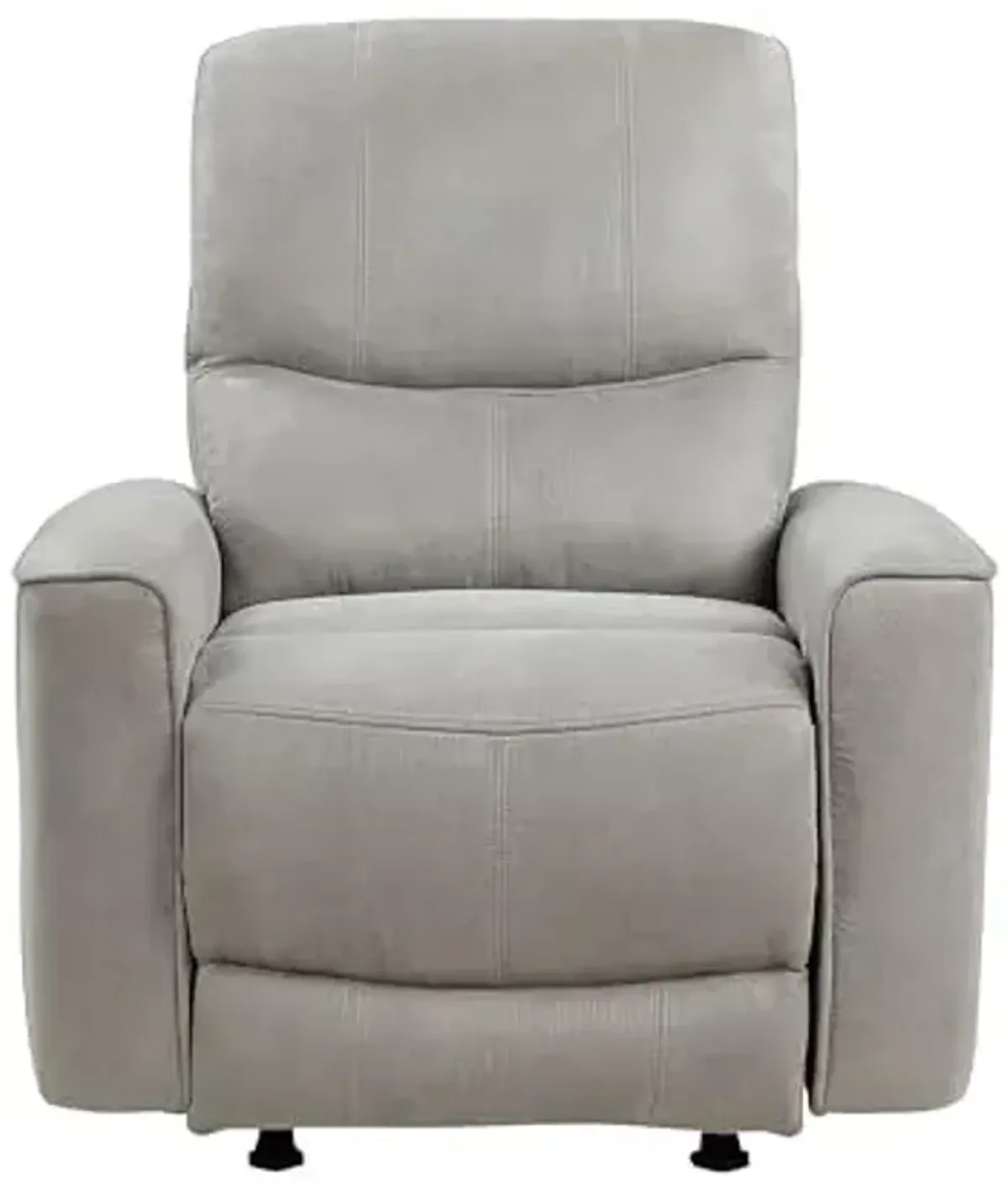 Lexicon Sanibel 35.5" W Microfiber Rocker Recliner, Gray