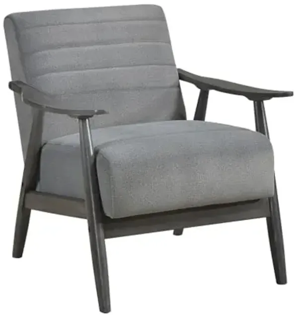 Lexicon Teague Velvet Accent Chair, Gray