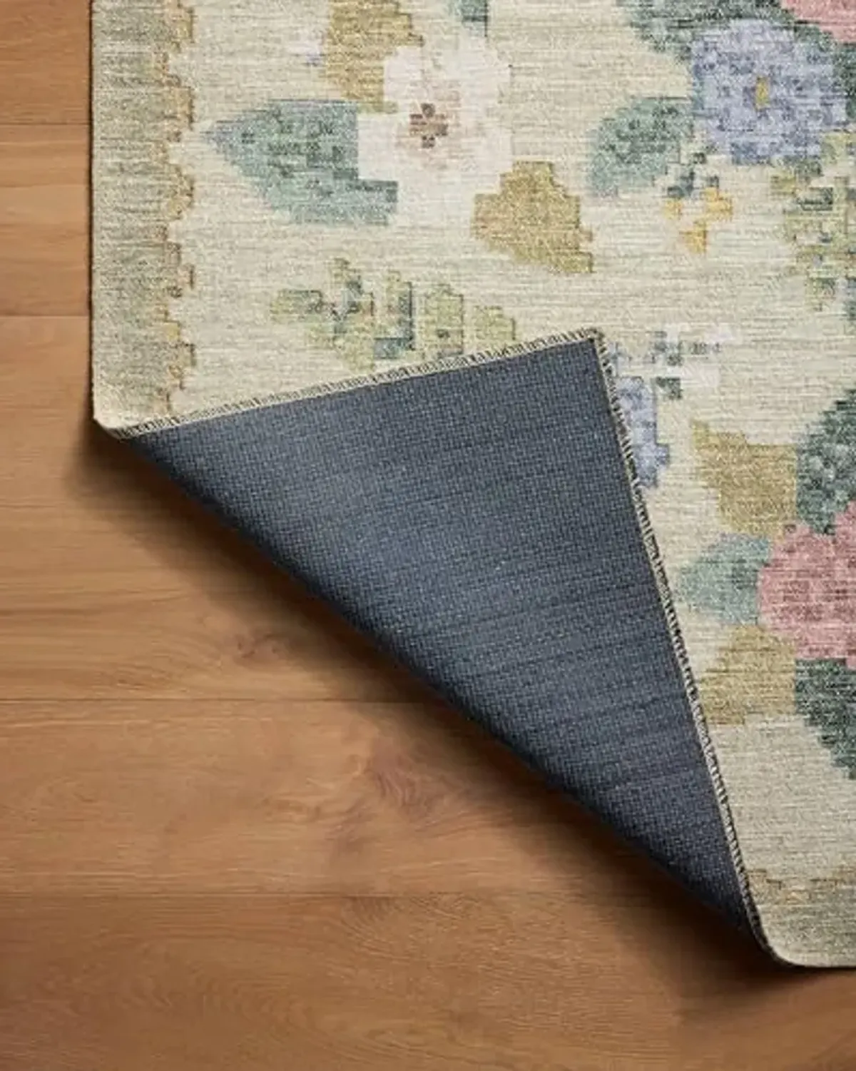 Loloi Rifle Paper Co. x Rosa Cream 2'-6" x 7'-6" Runner Rug