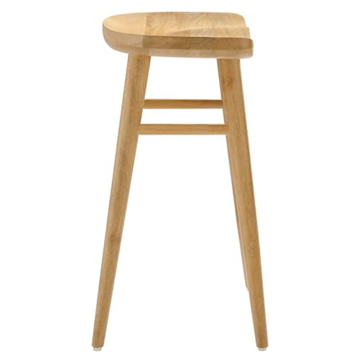 Modway EEI-6739-OAK Saville Backless Wood Counter Stools - Set of 2, Oak