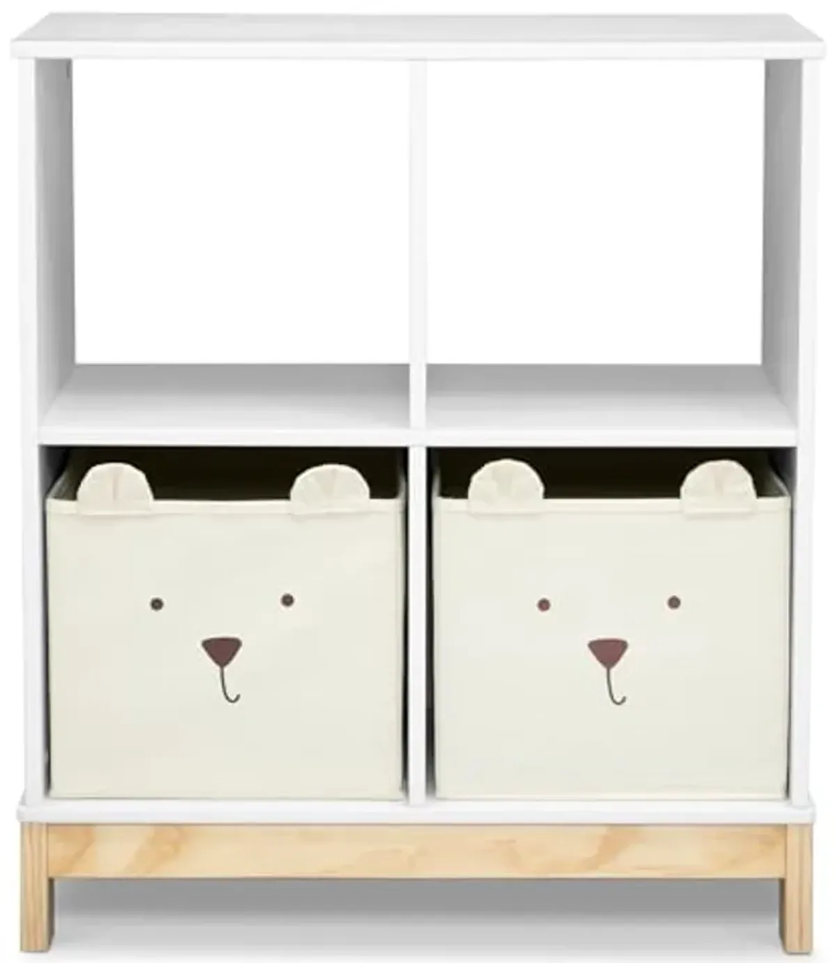 babyGap by Delta Children Brannan Bear Bookcase with Bins, White