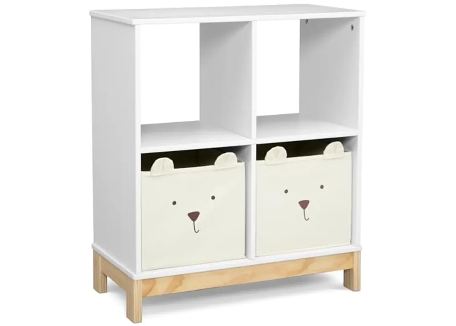 babyGap by Delta Children Brannan Bear Bookcase with Bins, White