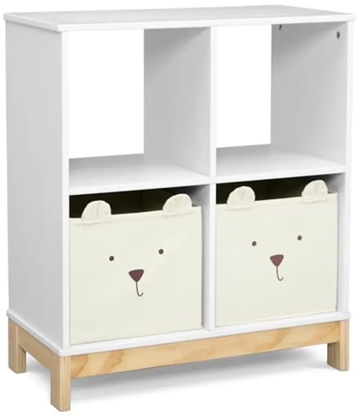 babyGap by Delta Children Brannan Bear Bookcase with Bins, White