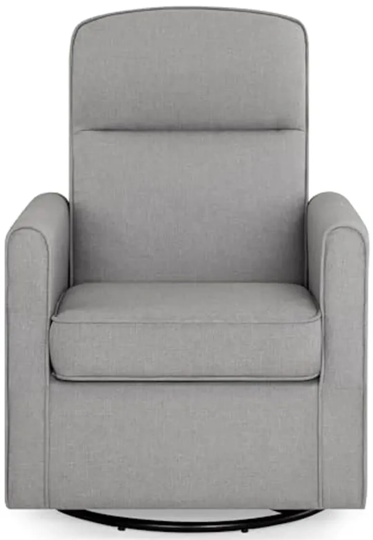 Delta Children Blair Slim Nursery Glider Swivel Rocker Chair, French Gray