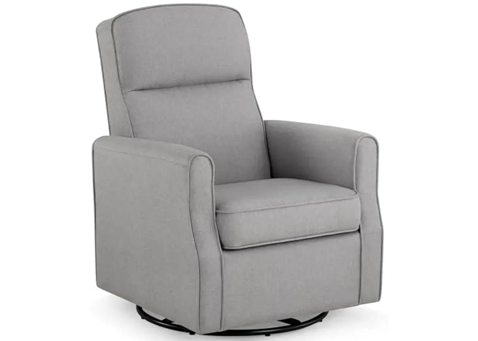 Delta Children Blair Slim Nursery Glider Swivel Rocker Chair, French Gray