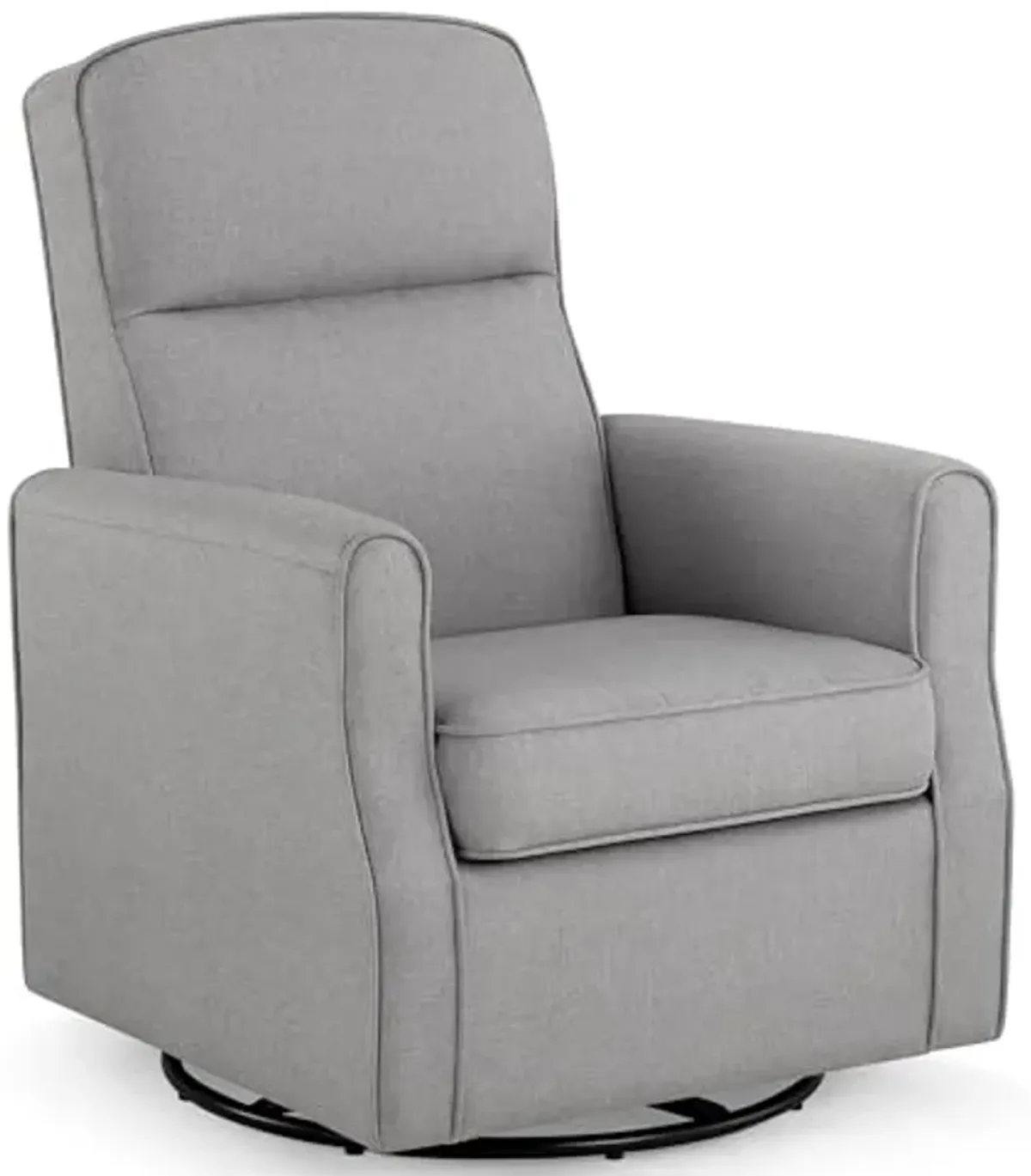 Delta Children Blair Slim Nursery Glider Swivel Rocker Chair, French Gray