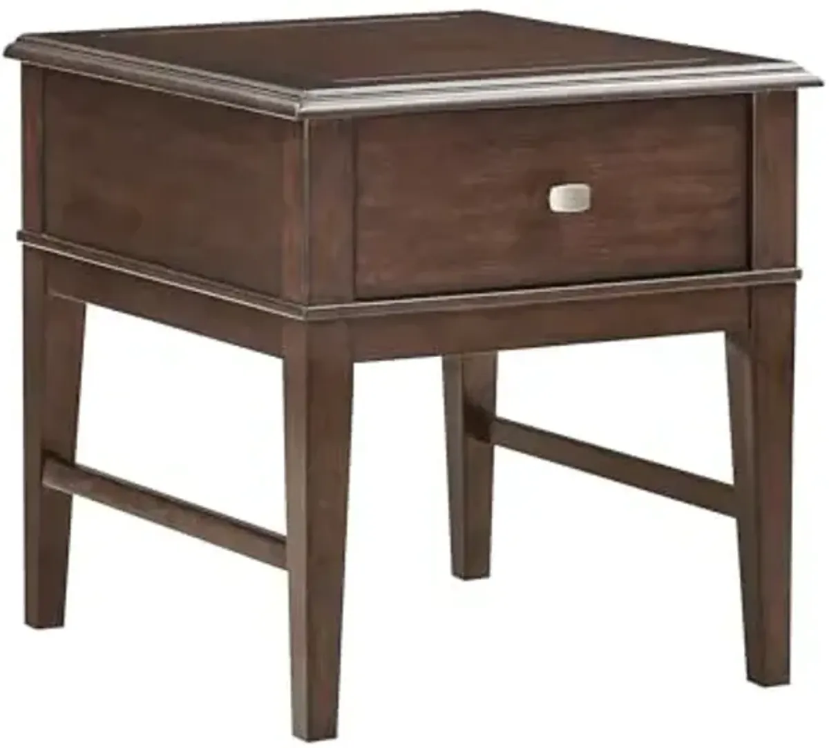 Lexicon Sprague 1-Drawer Wood End Table, Brown
