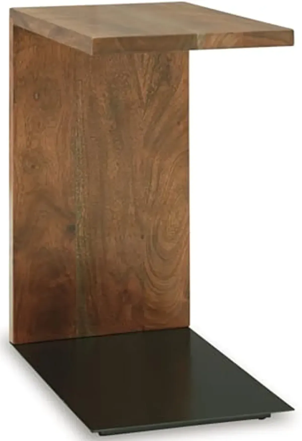 Signature Design by Ashley Wimshaw Accent Table, 12" W x 18" D x 25" H, Black & Light Brown