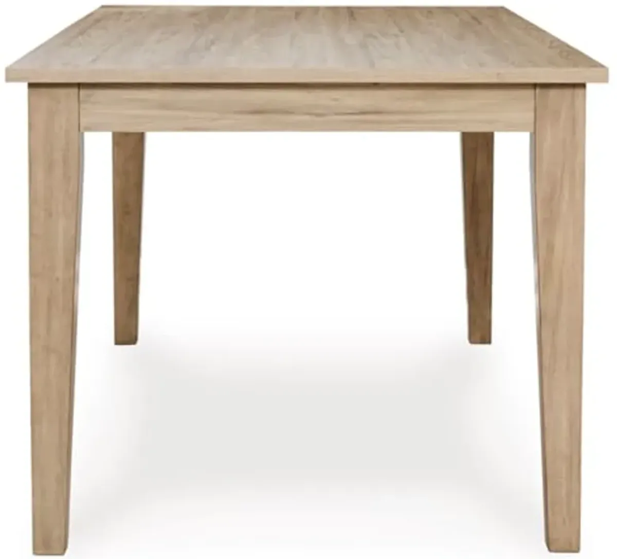 Signature Design by Ashley Gleanville Contemporary Dining Table, Light Brown