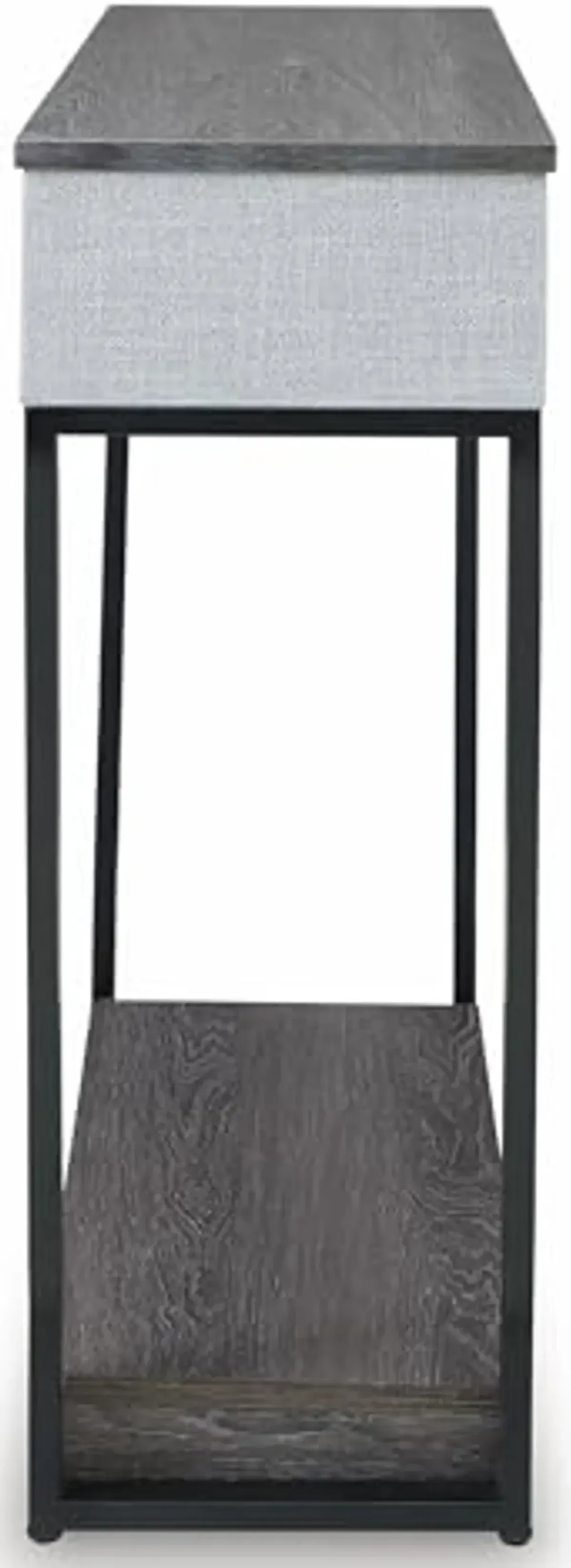 Signature Design by Ashley Sethlen Console Sofa Table, 36" W x 10" D x 30" H, Gray & Black