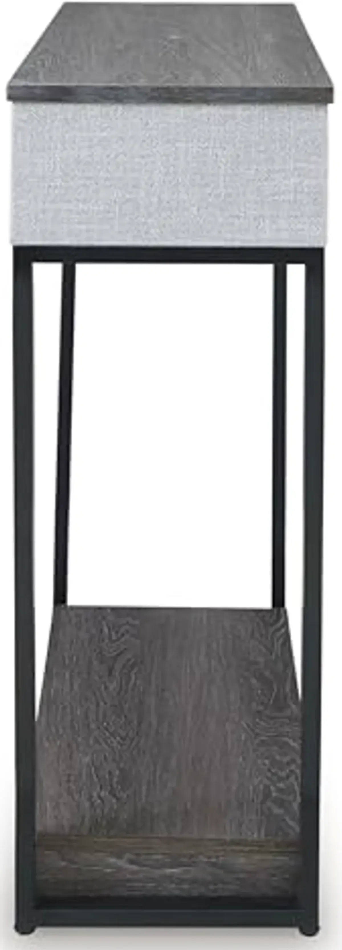 Signature Design by Ashley Sethlen Console Sofa Table, 36" W x 10" D x 30" H, Gray & Black