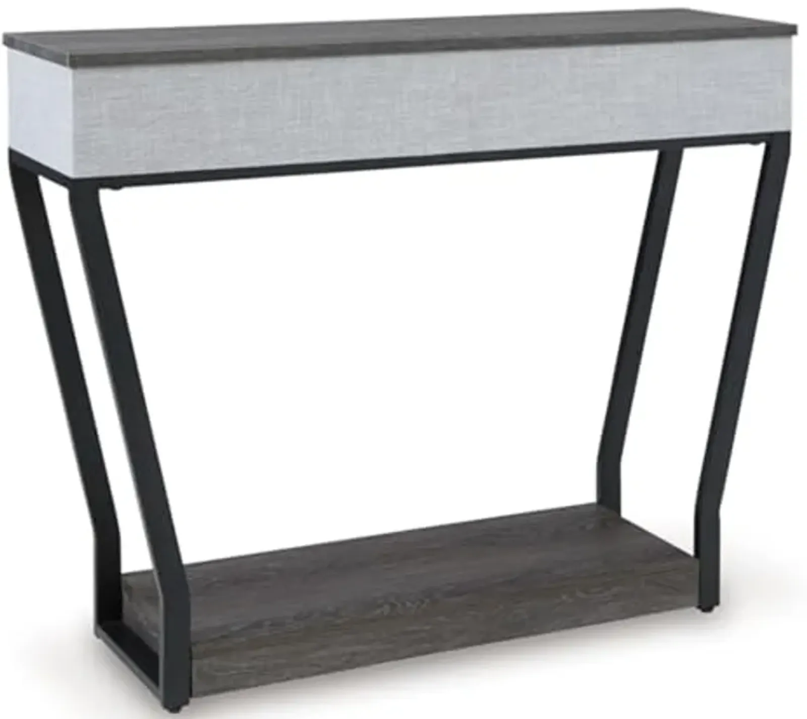 Signature Design by Ashley Sethlen Console Sofa Table, 36" W x 10" D x 30" H, Gray & Black