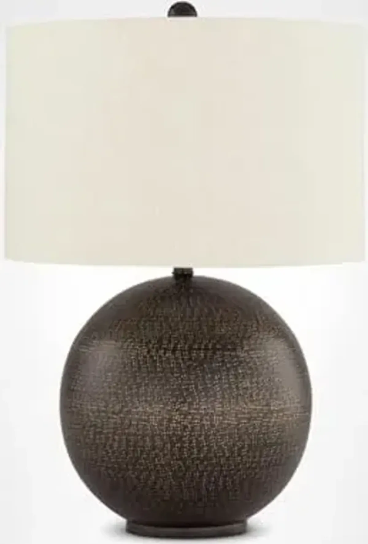 Signature Design by Ashley Hambell Industrial Metal Table Lamp with 3-Way Switch, Black & Metallic