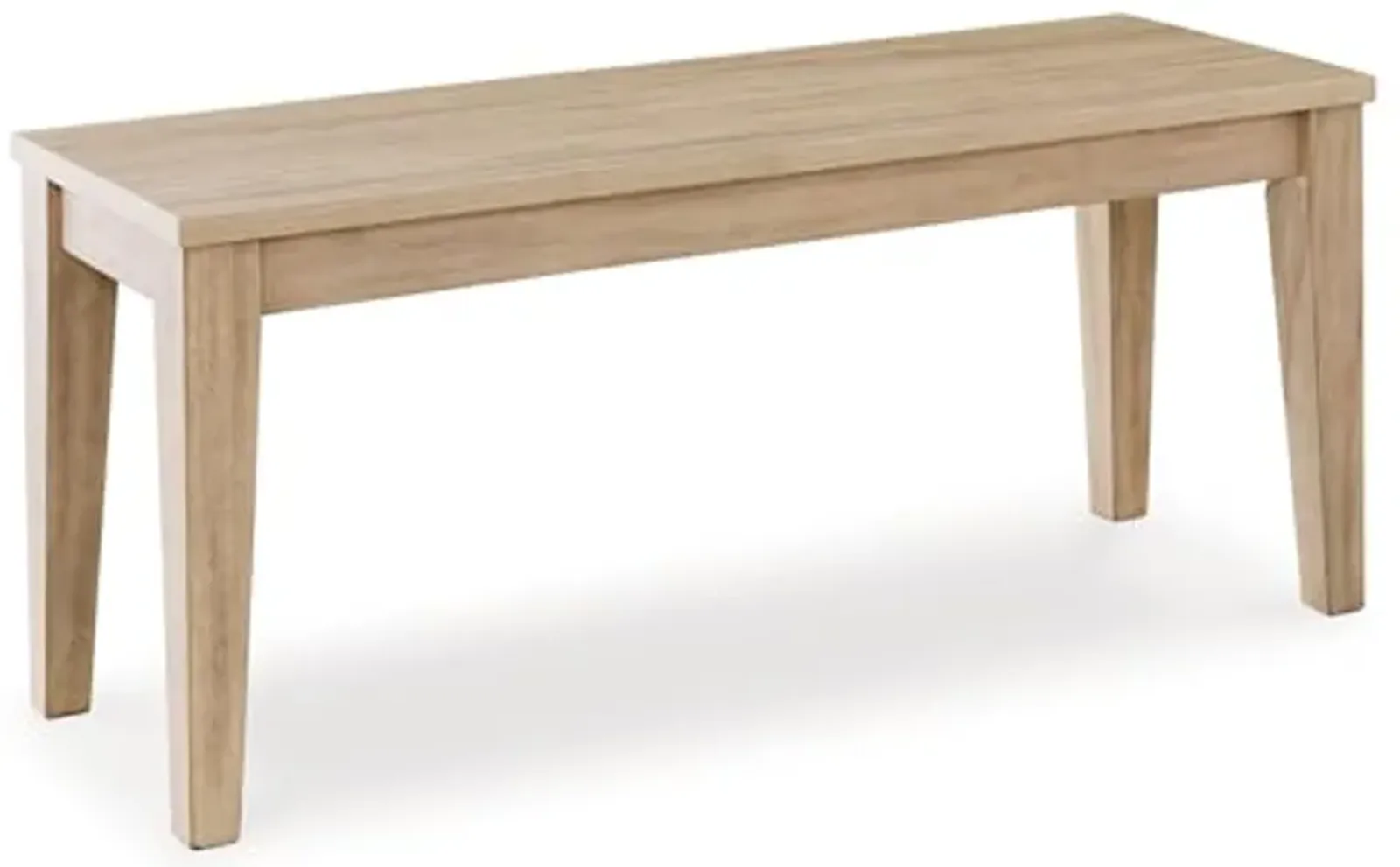 Signature Design by Ashley Gleanville Contemporary 42" Dining Bench, Light Brown