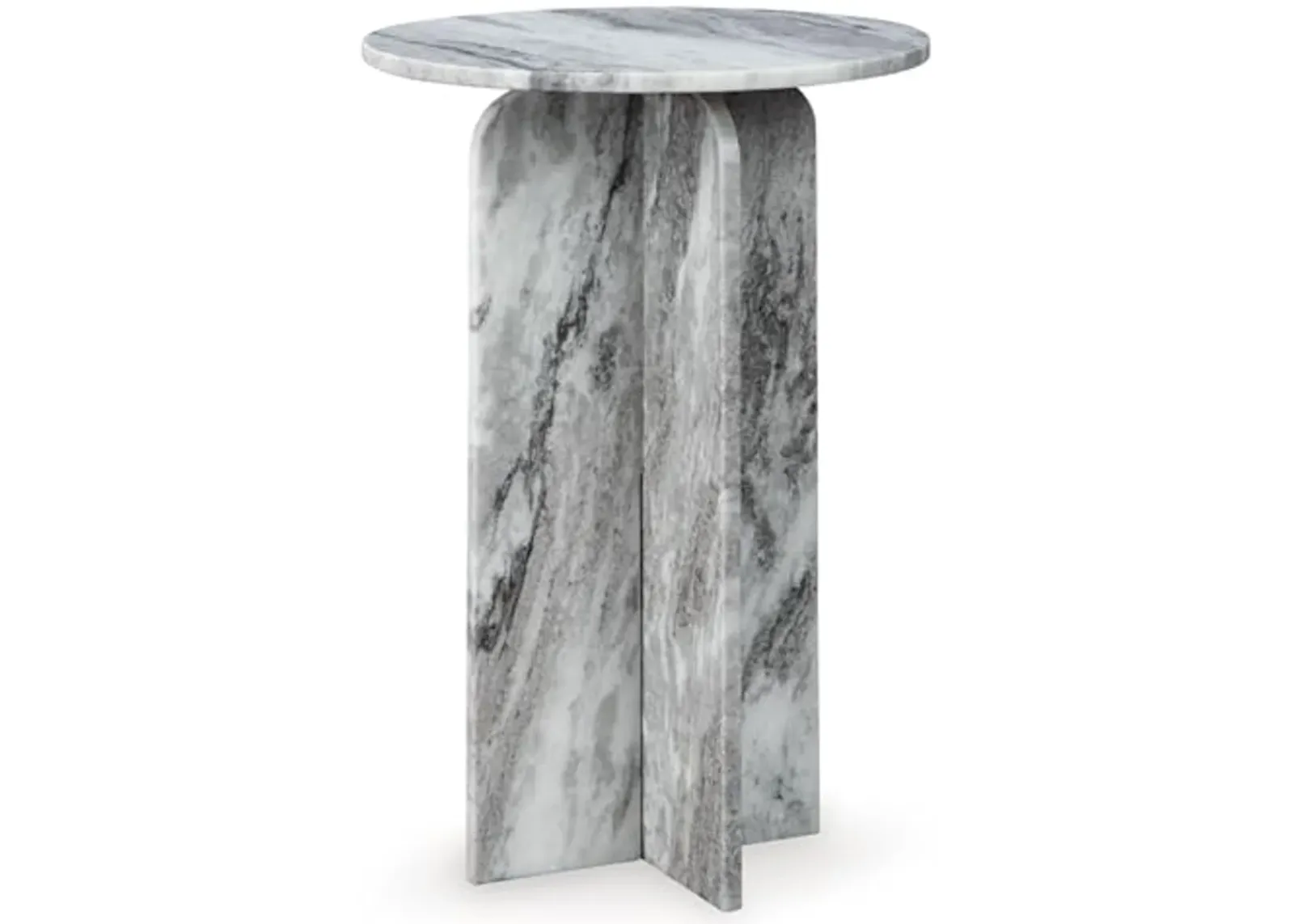 Signature Design by Ashley Keithwell Accent Table, 15" W x 15" D x 23" H, Gray