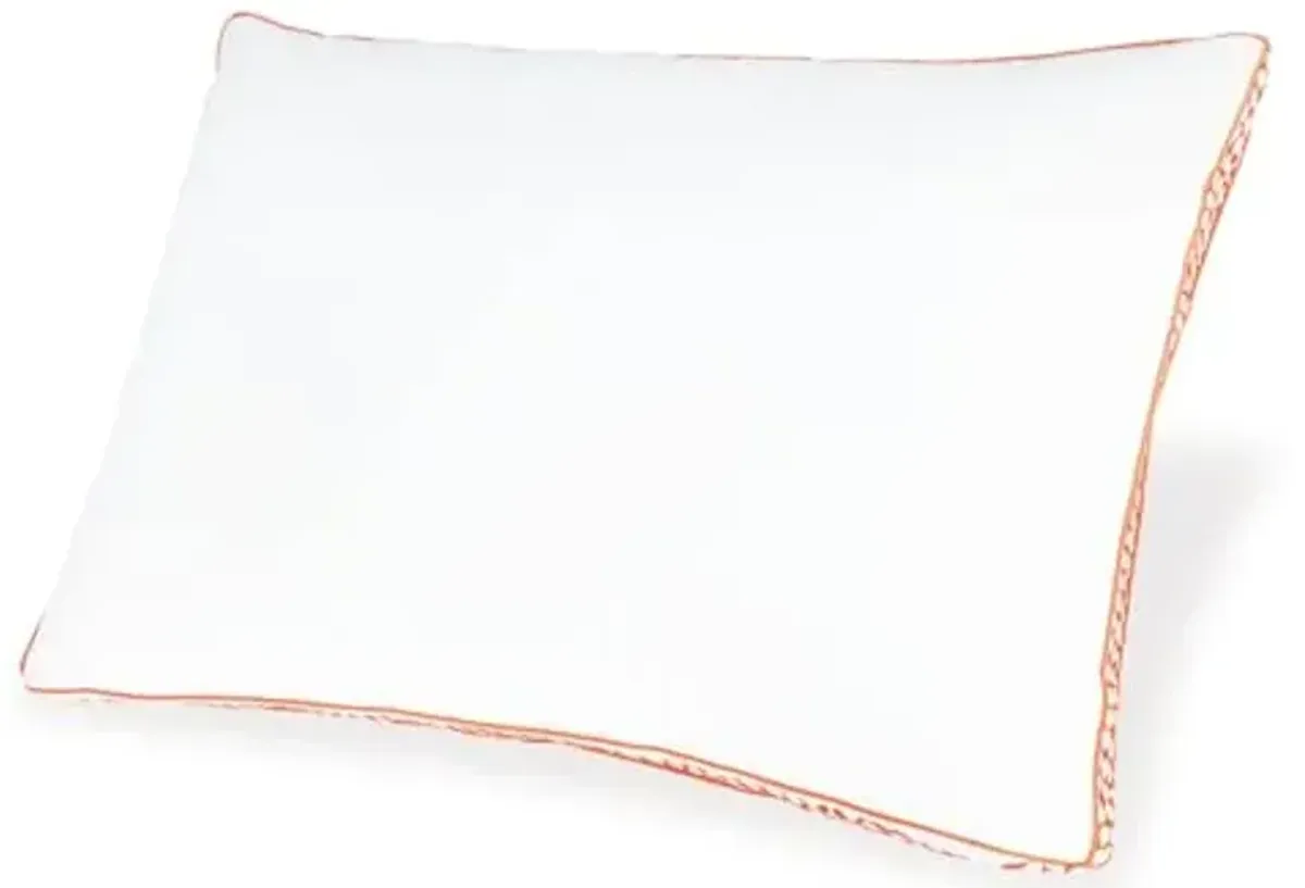 Signature Design by Ashley Zephyr 2.0 3-in-1 Pillow, Standard, White & Orange