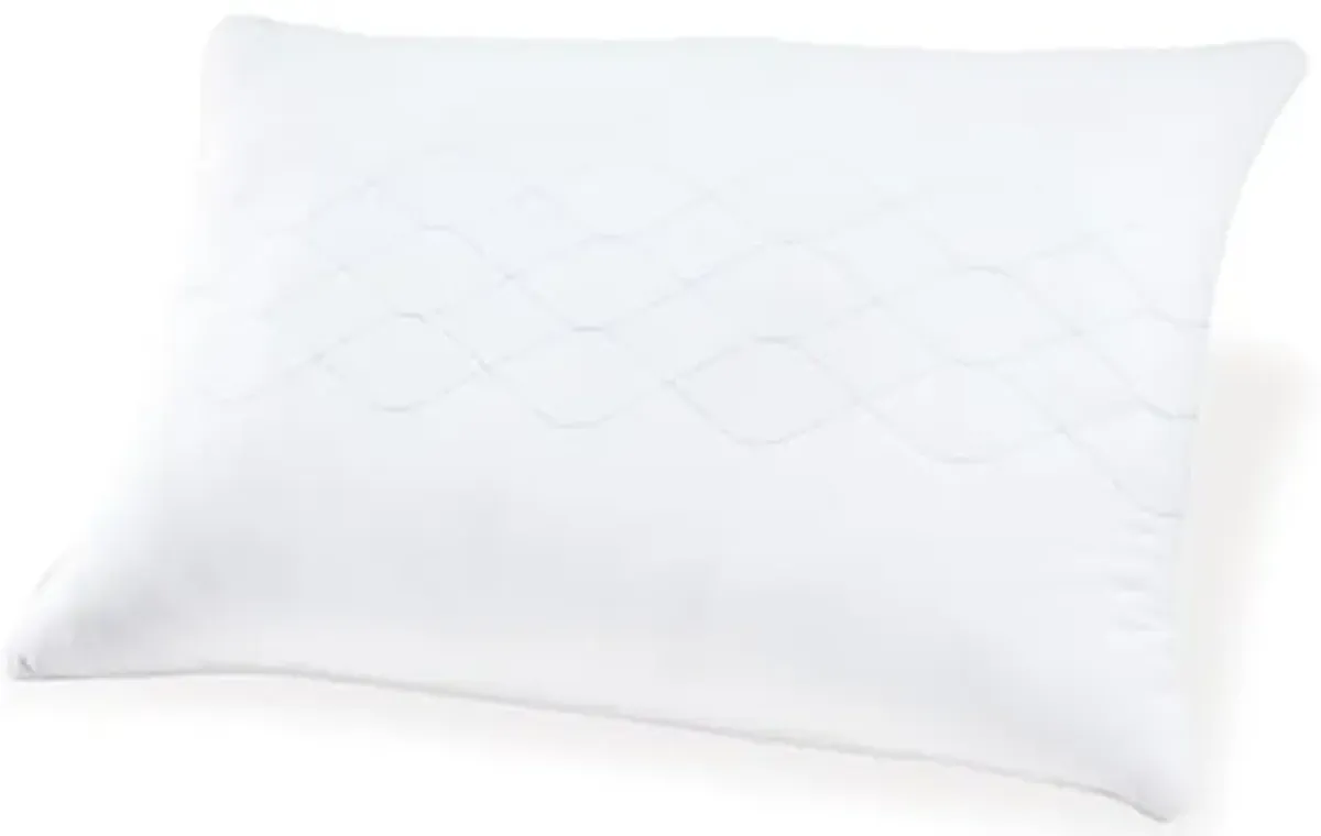 Signature Design by Ashley Zephyr 2.0 Huggable Comfort Pillow, Standard, White