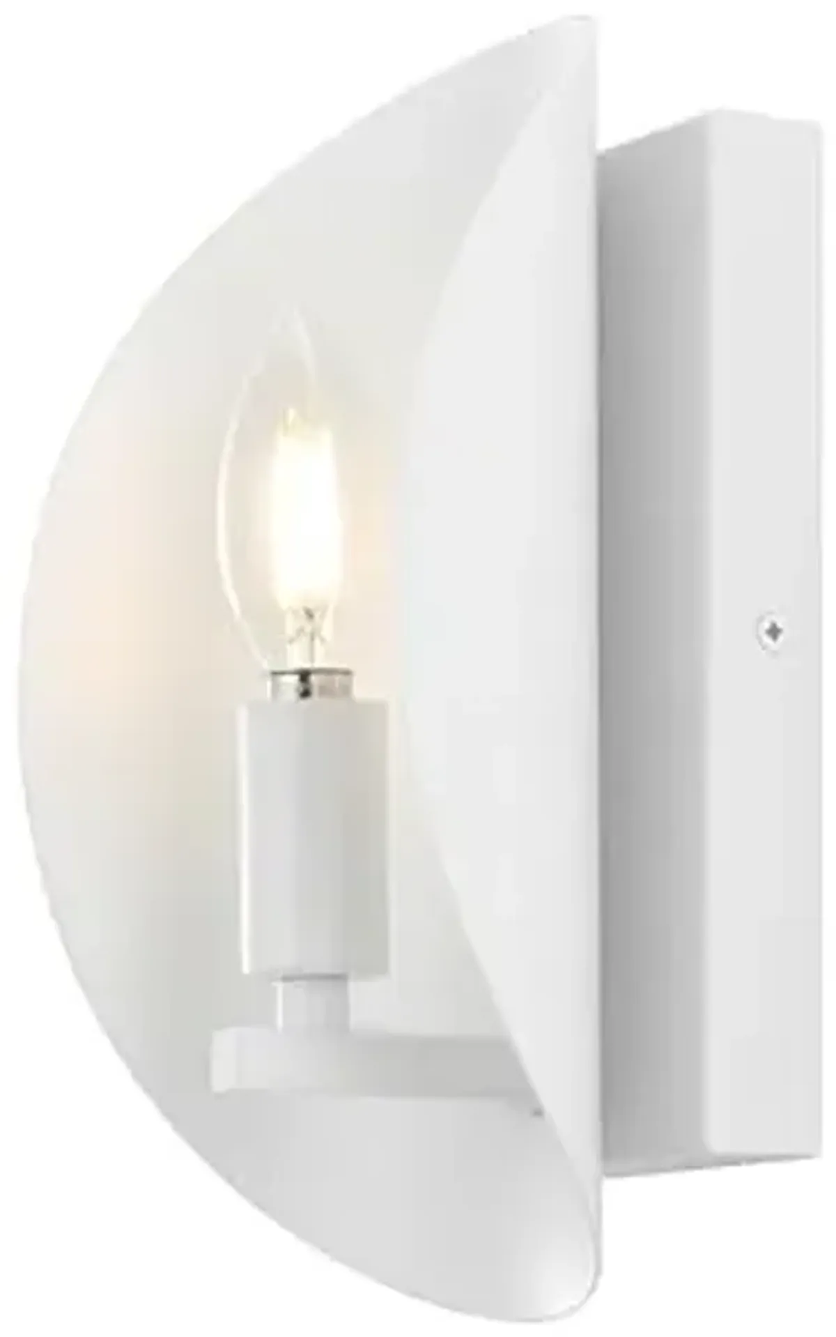 SAFAVIEH Lighting Collection Calluna White Wall Sconce Set of 2 Light Fixture, Ideal for Bathroom, Entryway, Vanity, Foyer, Hallway, Living Room (LED Bulbs Included)