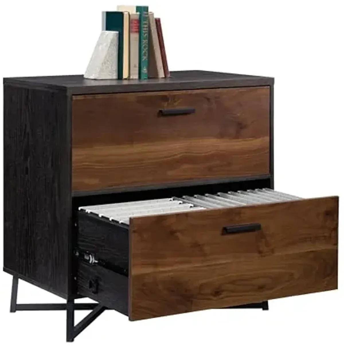 Sauder Canton Lane 2-Drawer Lateral File Cabinet, Brew Oak Finish