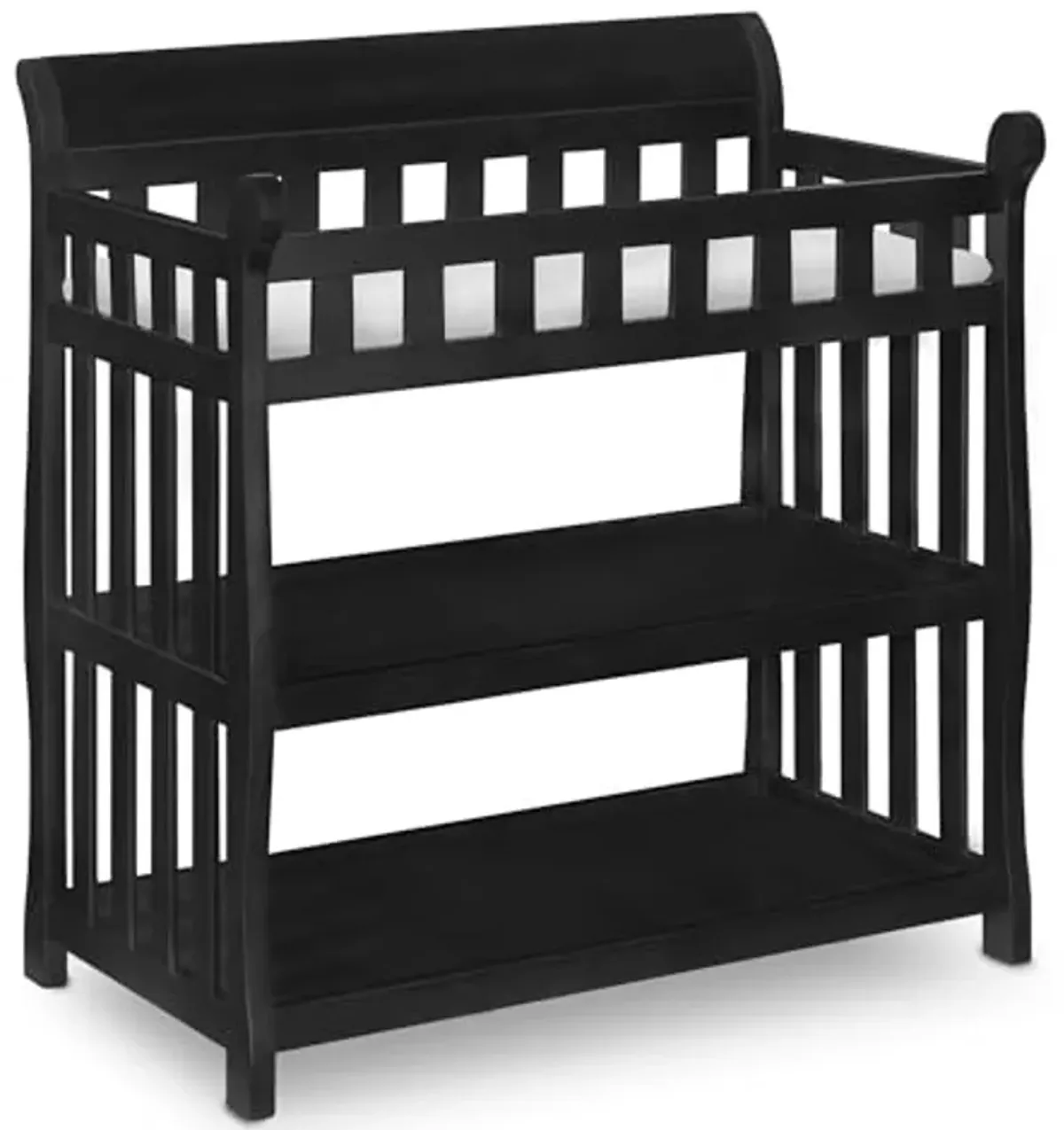 Delta Children Eclipse Changing Table, Ebony Black