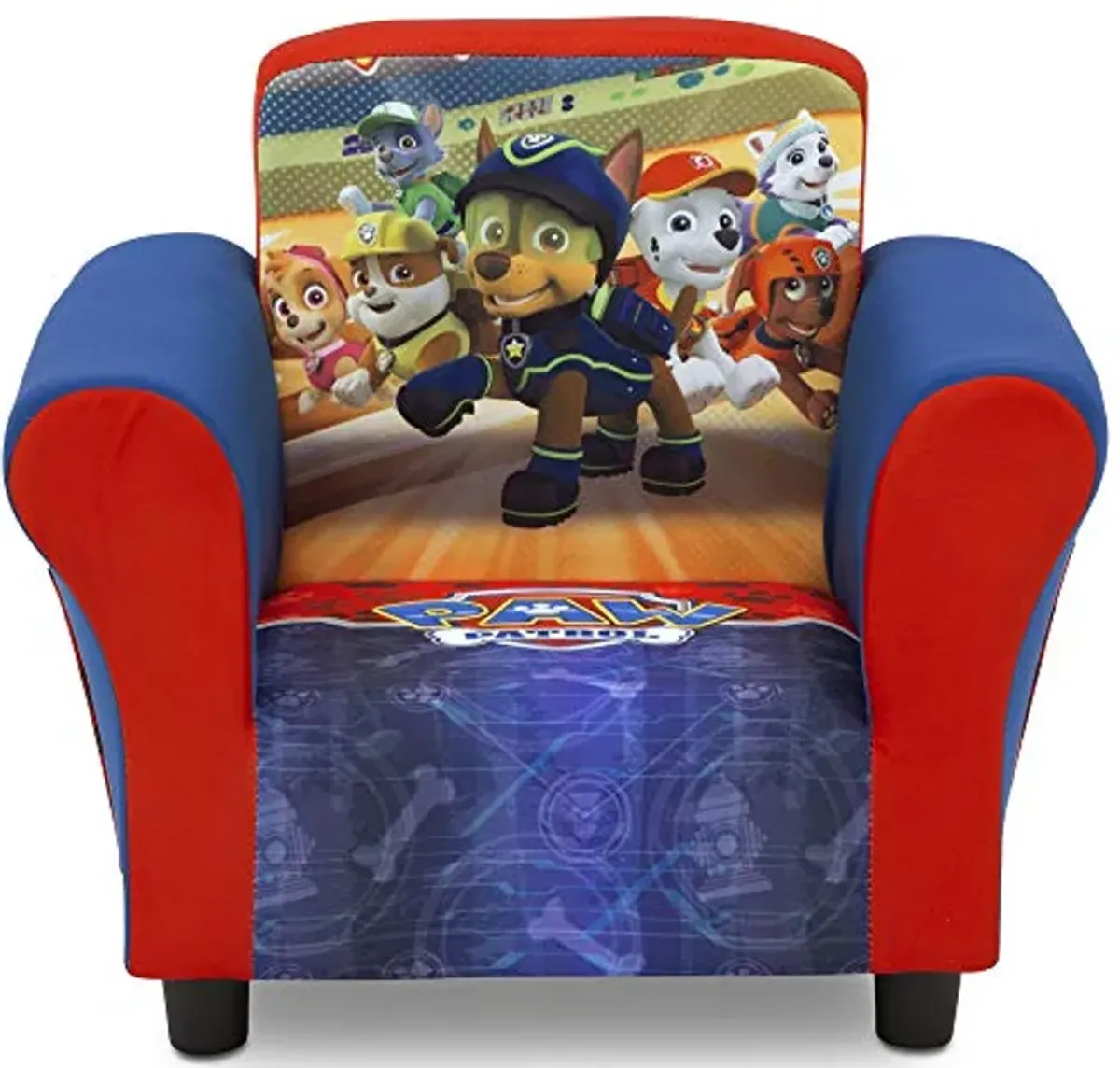 Delta Children Upholstered Chair, Nick Jr. PAW Patrol & Kids Table and Chair Set with Storage - Ideal for Arts & Crafts, Snack Time, Homeschooling, Homework & More, Nick Jr. PAW Patrol