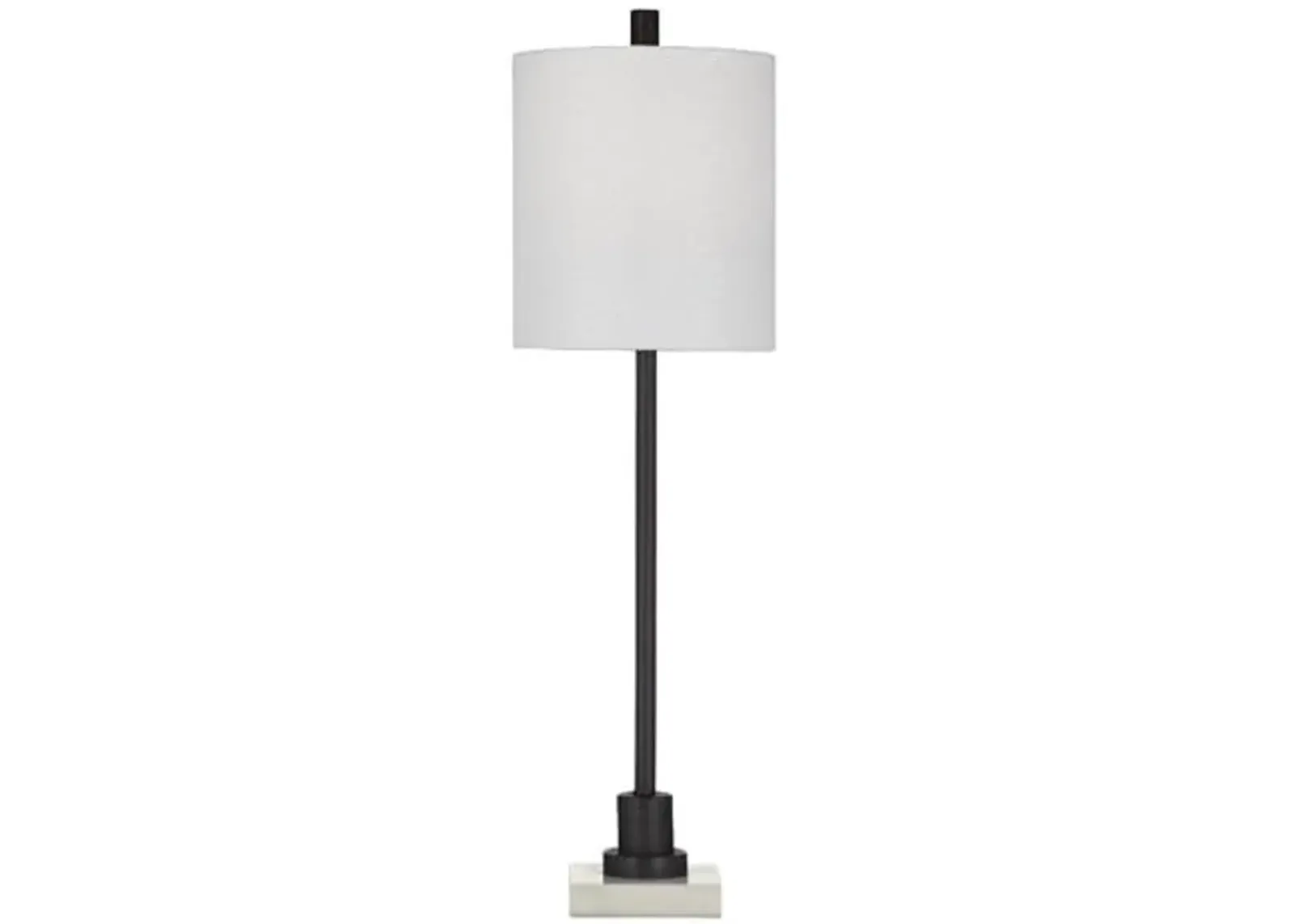 Bassett Mirror Company Jess Table Lamp in Bronze Finished Metal with Marble Base