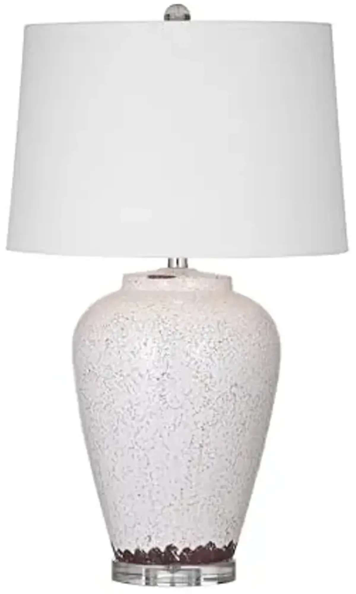 Bassett Mirror Company Celburne Table Lamp - White
