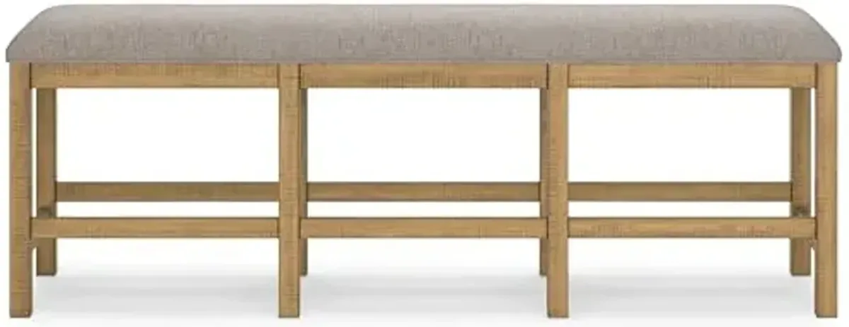 Signature Design by Ashley Havonplane 72" Counter Height Dining Bench, Brown