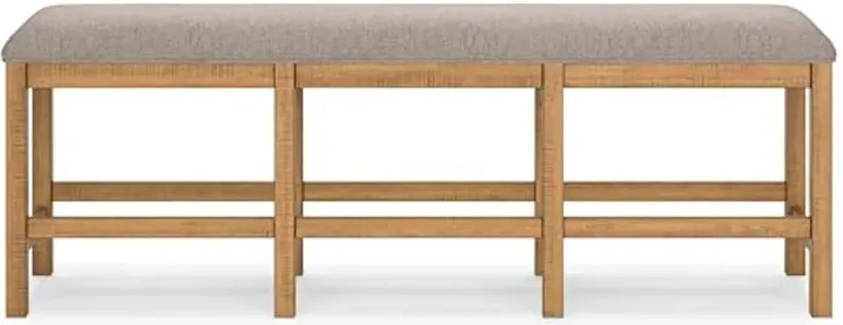 Signature Design by Ashley Havonplane 72" Counter Height Dining Bench, Brown