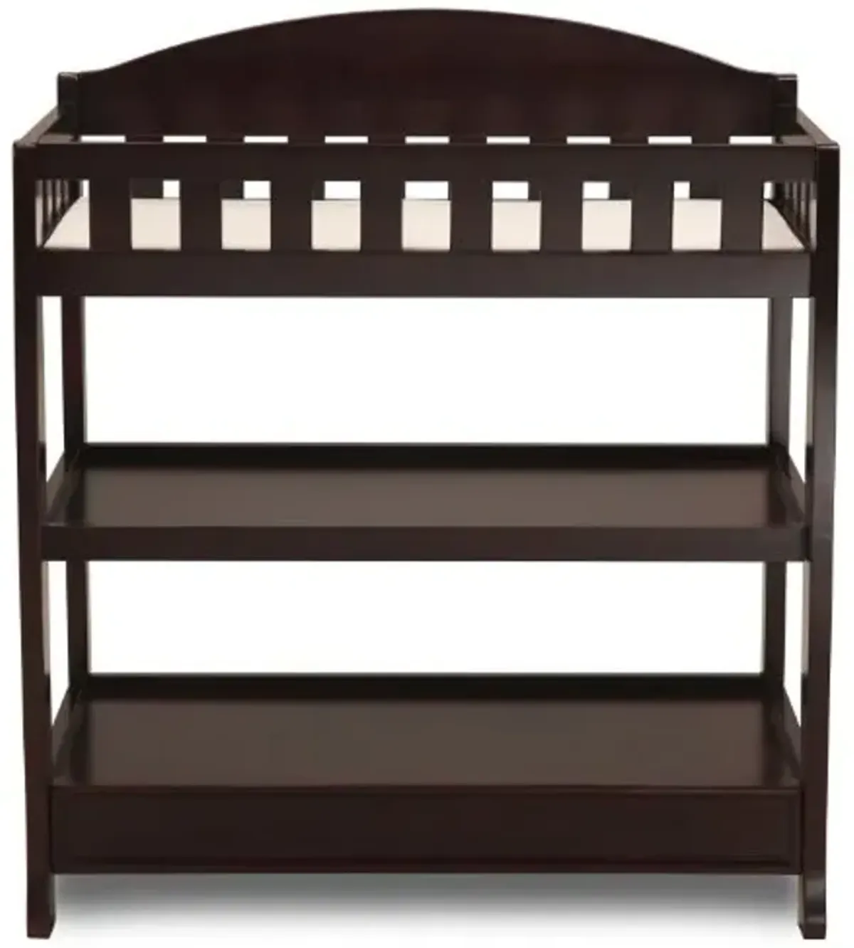 Delta Children Infant Changing Table with Pad, Dark Chocolate & Serta Perfect Start Dual Sided Baby Crib Mattress & Toddler Mattress - Waterproof