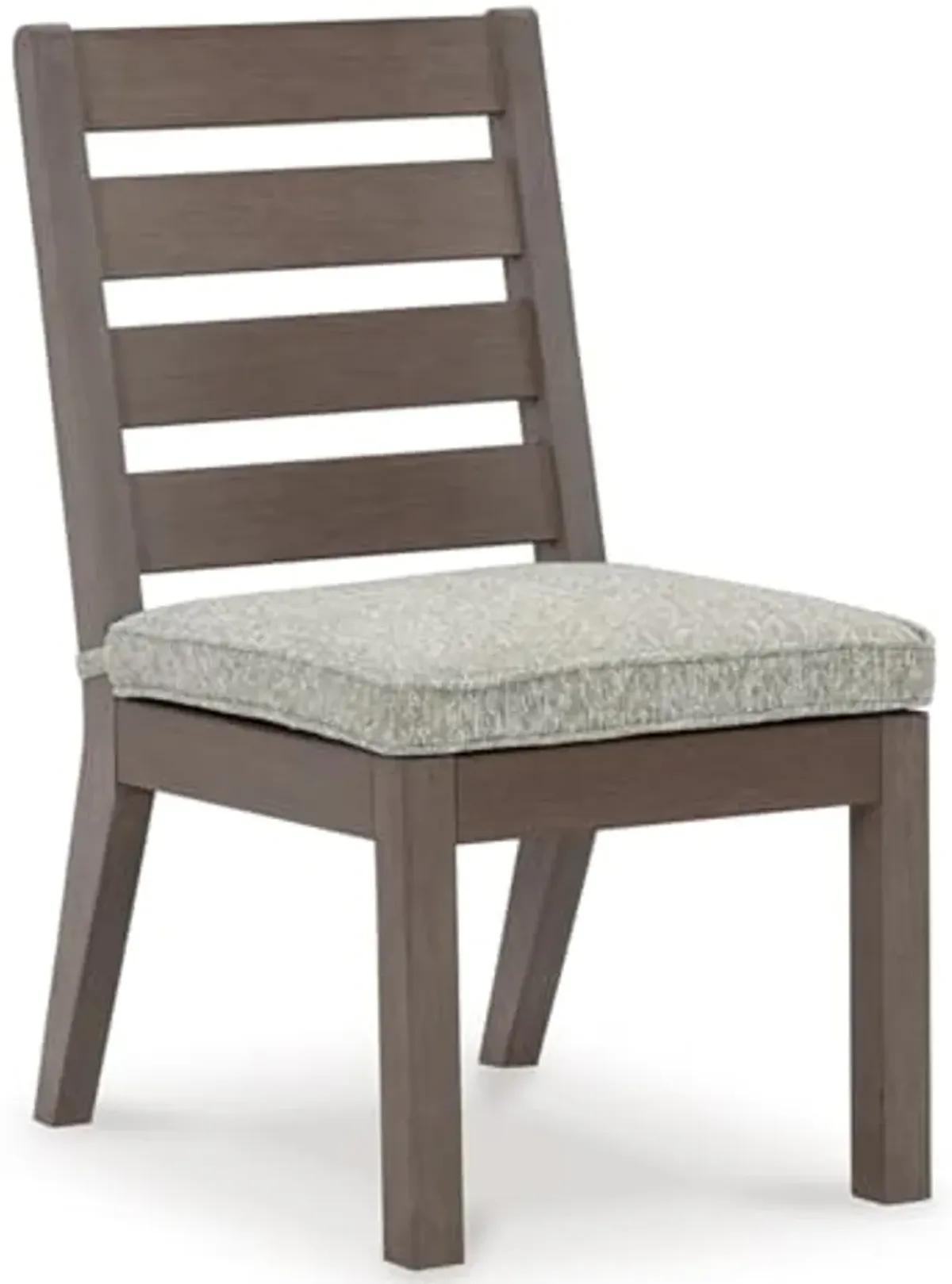 Signature Design by Ashley Hillside Barn Outdoor Dining Chair, Set of 2, 20" W x 27" D x 37" H, Light Brown & Light Gray