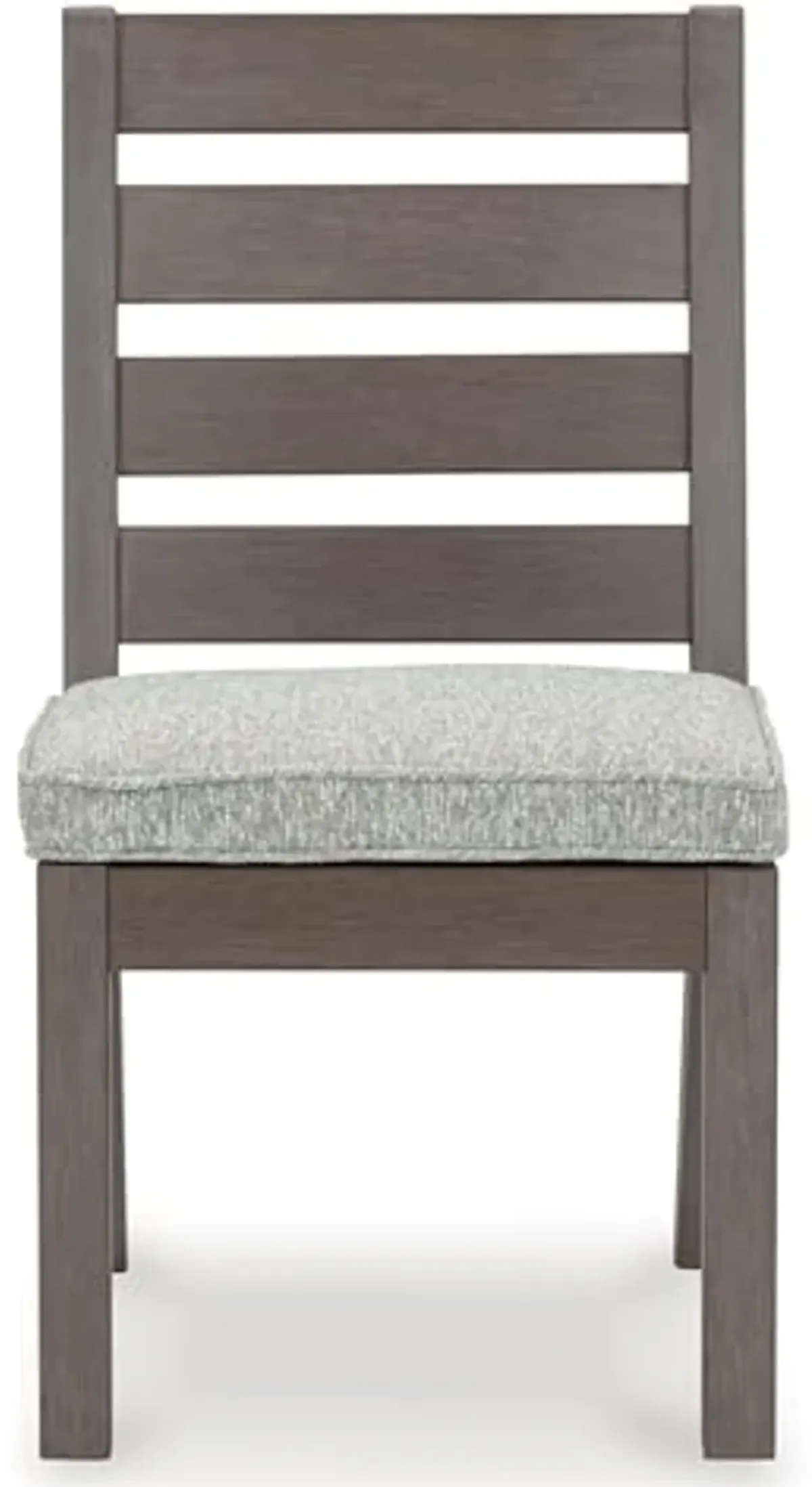 Signature Design by Ashley Hillside Barn Outdoor Dining Chair, Set of 2, 20" W x 27" D x 37" H, Light Brown & Light Gray